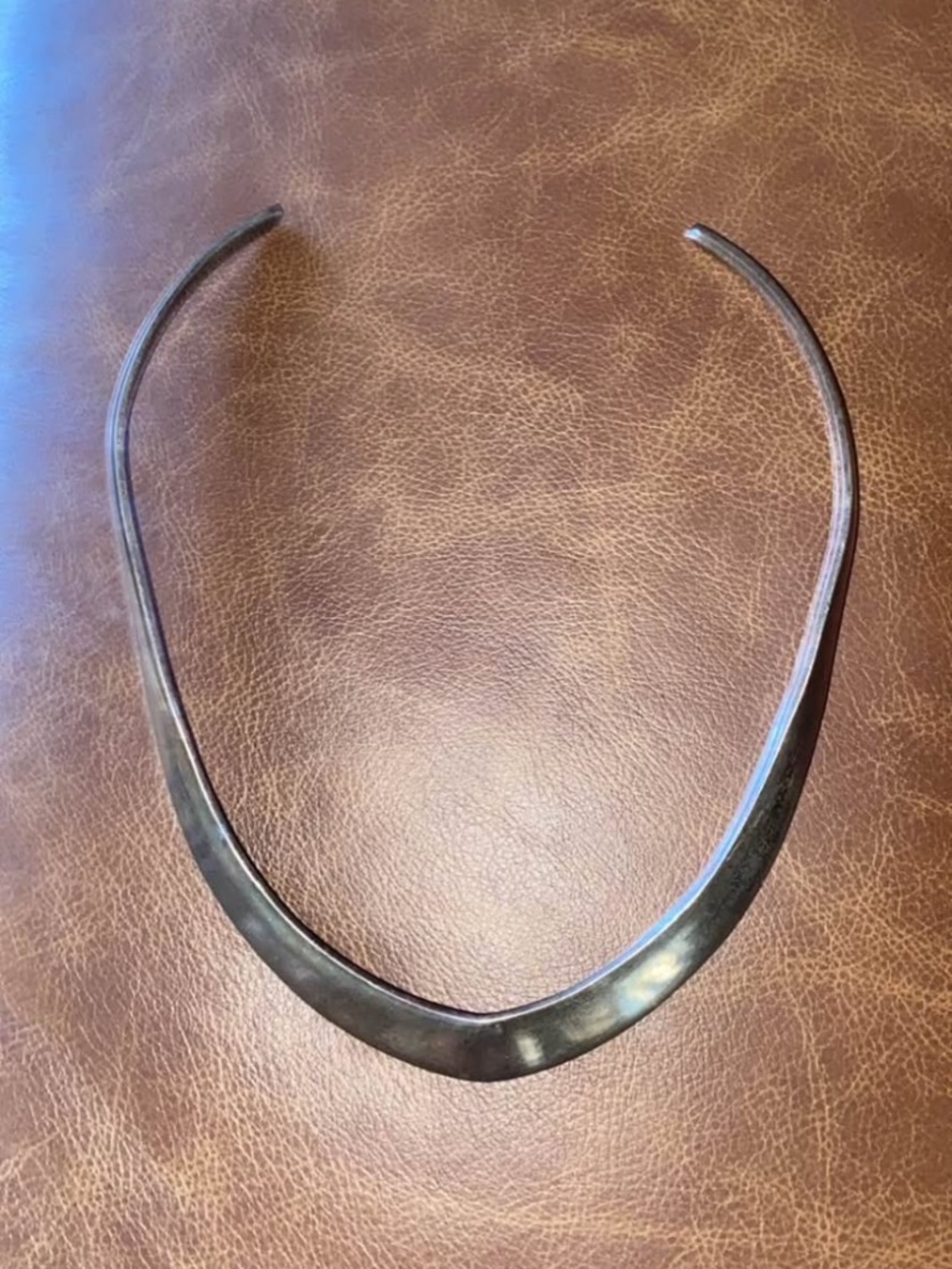 Vintage Taxco Mexican Sterling Silver Choker Cuff